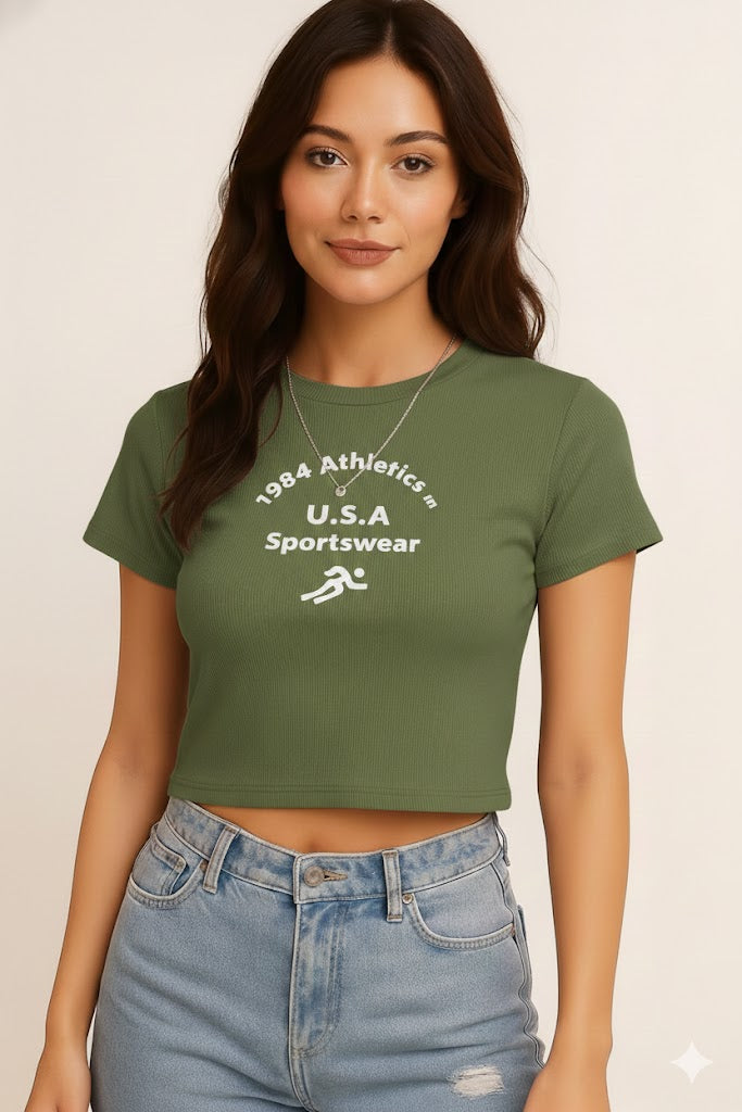 Remera U.S.A Athletic 1984🏃‍♀️✨