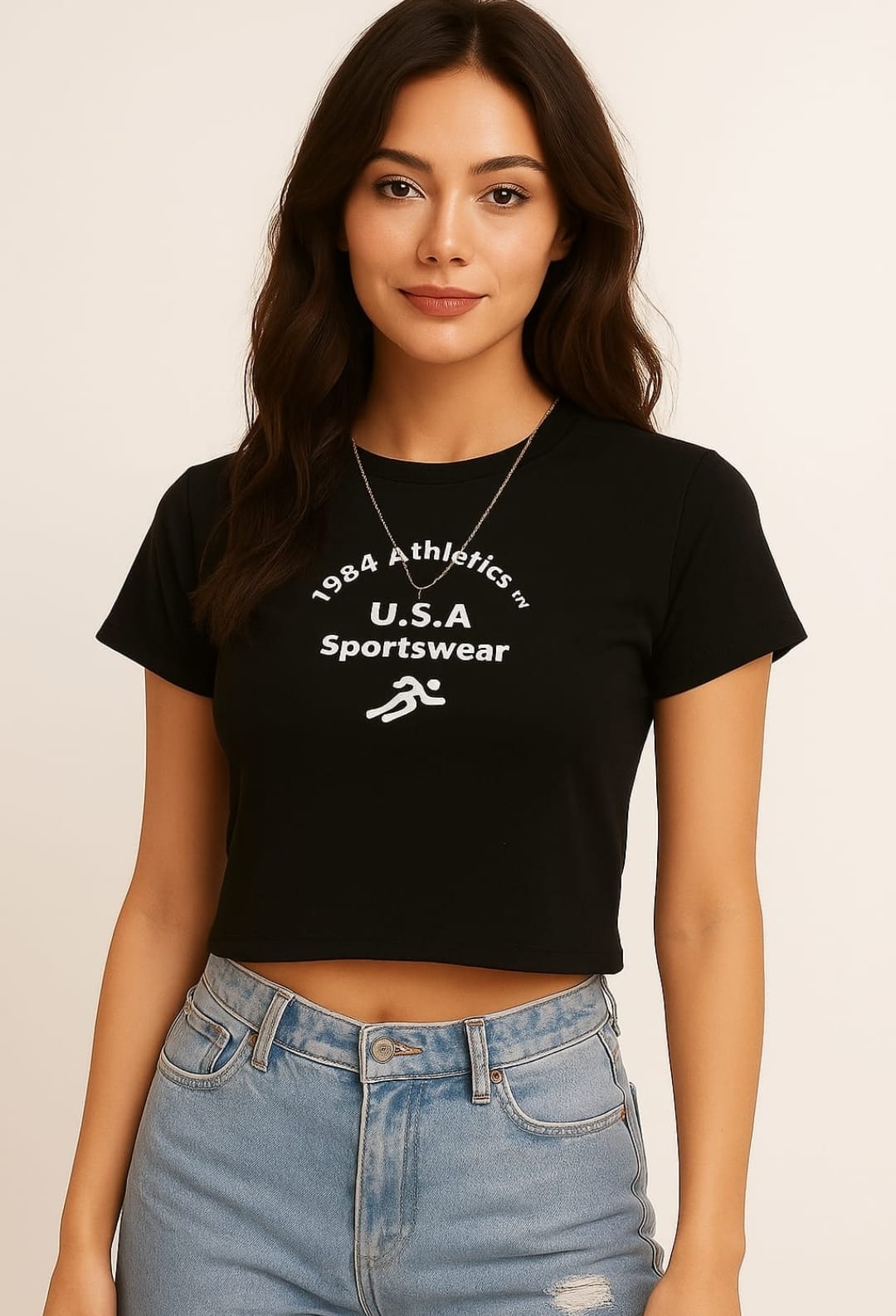 Remera U.S.A Athletic 1984🏃‍♀️✨